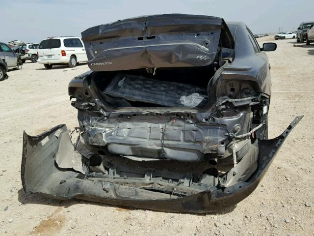 2C3CDXCT7FH915789 - 2015 DODGE CHARGER R/ GRAY photo 9