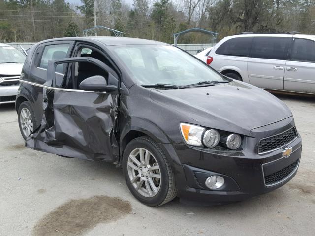 1G1JC6SH0E4236366 - 2014 CHEVROLET SONIC LT BROWN photo 1