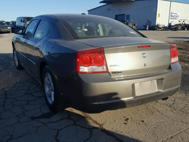 2B3CA3CV5AH223314 - 2010 DODGE CHARGER SX GRAY photo 3