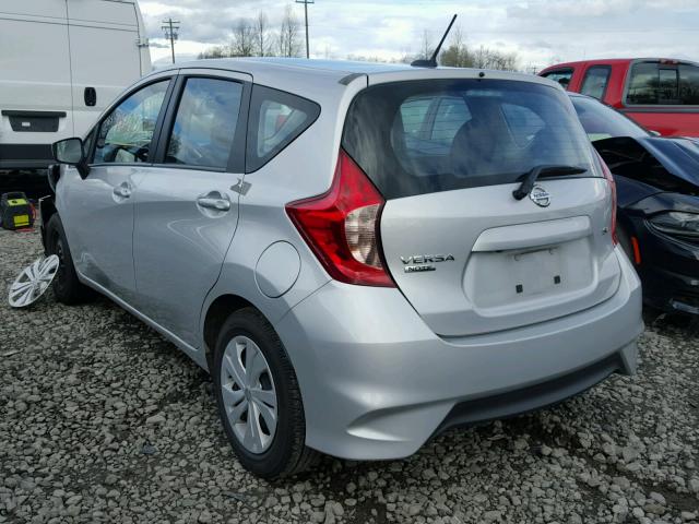 3N1CE2CP4HL361459 - 2017 NISSAN VERSA NOTE SILVER photo 3