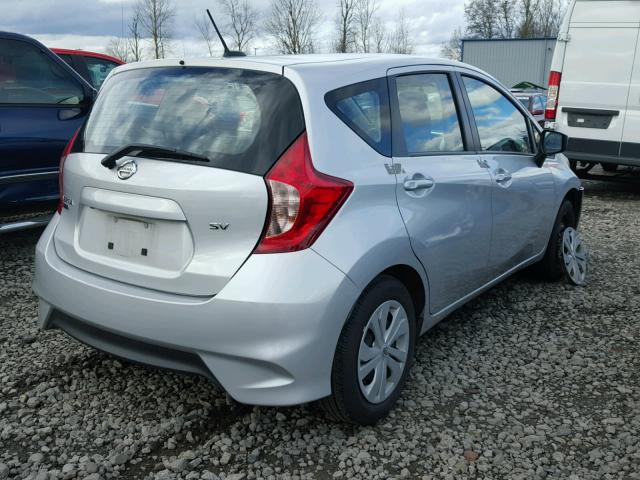 3N1CE2CP4HL361459 - 2017 NISSAN VERSA NOTE SILVER photo 4