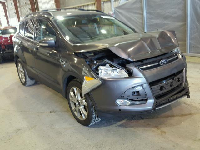 1FMCU0H90DUD22331 - 2013 FORD ESCAPE SEL GRAY photo 1