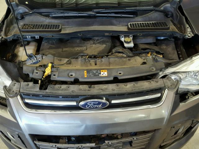 1FMCU0H90DUD22331 - 2013 FORD ESCAPE SEL GRAY photo 7