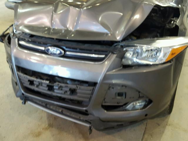 1FMCU0H90DUD22331 - 2013 FORD ESCAPE SEL GRAY photo 9