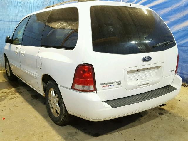 2FMZA52206BA49119 - 2006 FORD FREESTAR S WHITE photo 3