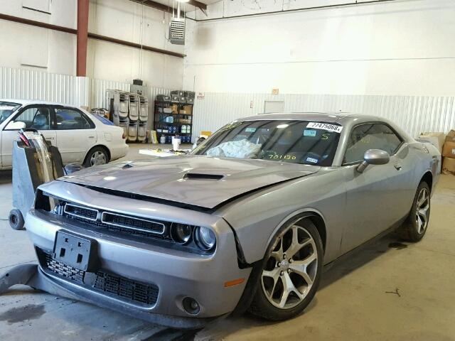 2C3CDZBG6FH701120 - 2015 DODGE CHALLENGER SILVER photo 2