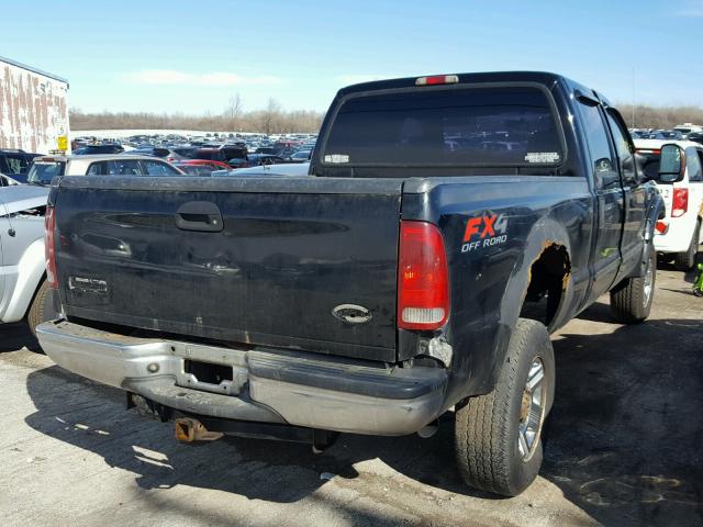 1FTSW21P45EA07719 - 2005 FORD F250 SUPER BLACK photo 4