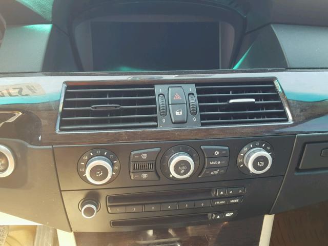 WBANV93538CZ63260 - 2008 BMW 535 XI BLACK photo 9