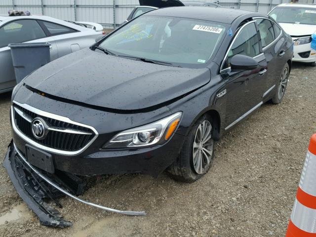 1G4ZP5SS6HU142111 - 2017 BUICK LACROSSE E BLACK photo 2