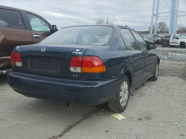 1HGEJ6673WL056064 - 1998 HONDA CIVIC LX GREEN photo 4