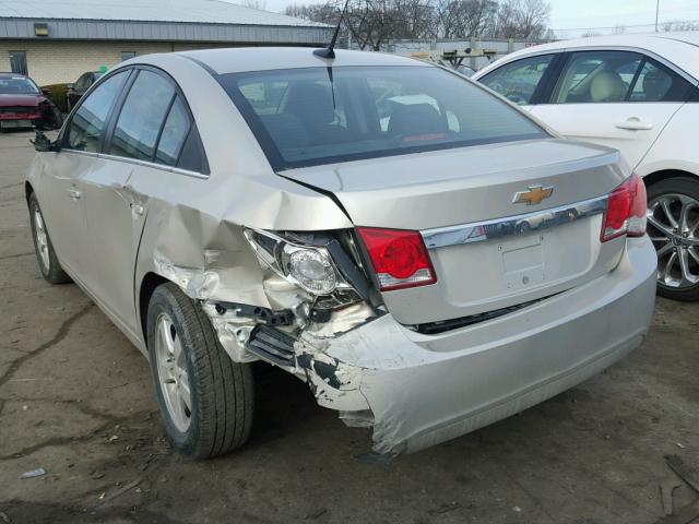 1G1PC5SB6E7133404 - 2014 CHEVROLET CRUZE LT TAN photo 3