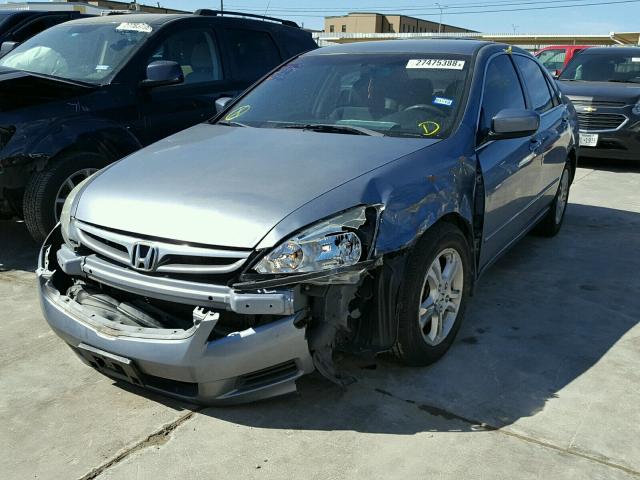 1HGCM56337A183755 - 2007 HONDA ACCORD SE BLUE photo 2