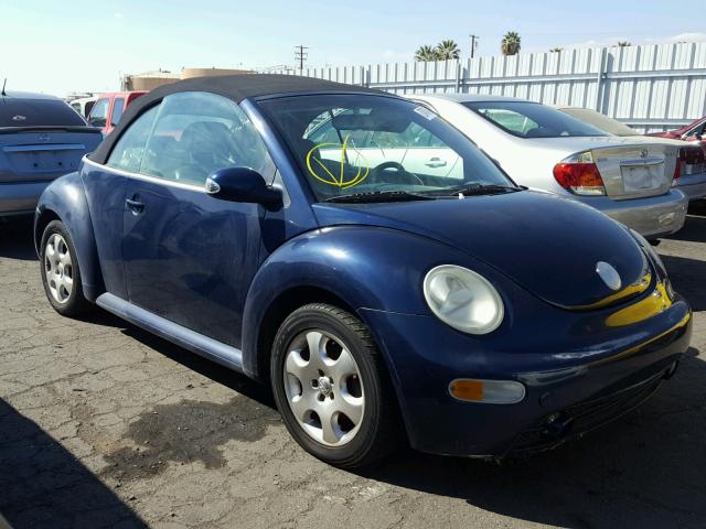 3VWCK21Y13M303729 - 2003 VOLKSWAGEN NEW BEETLE 蓝色 照片 1