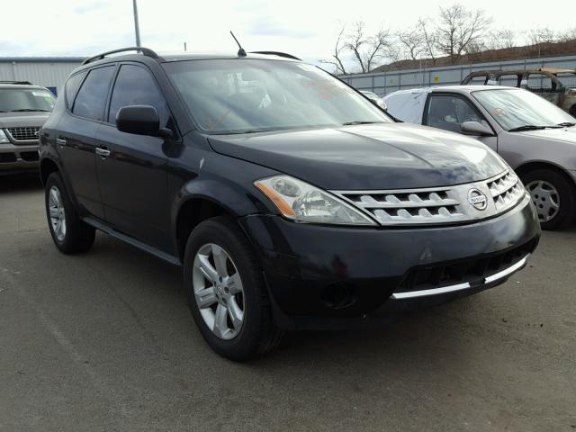 JN8AZ08W47W641487 - 2007 NISSAN MURANO SL BLACK photo 1