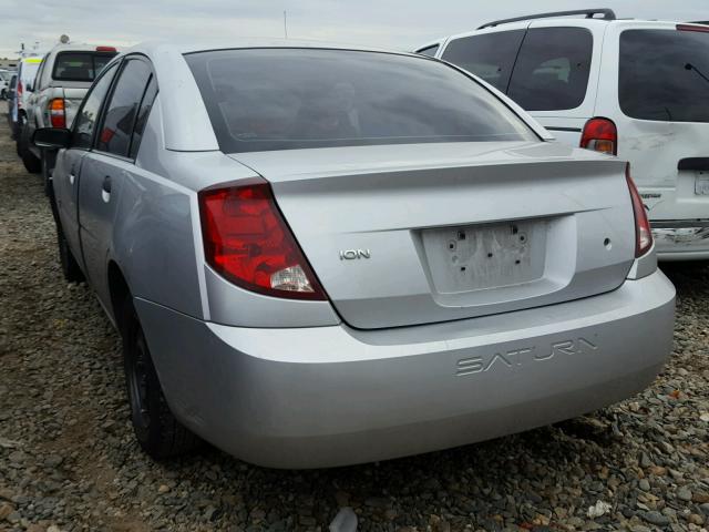 1G8AF52F95Z116943 - 2005 SATURN ION LEVEL SILVER photo 3
