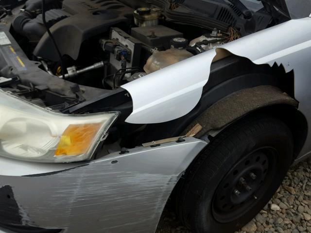 1G8AF52F95Z116943 - 2005 SATURN ION LEVEL SILVER photo 9