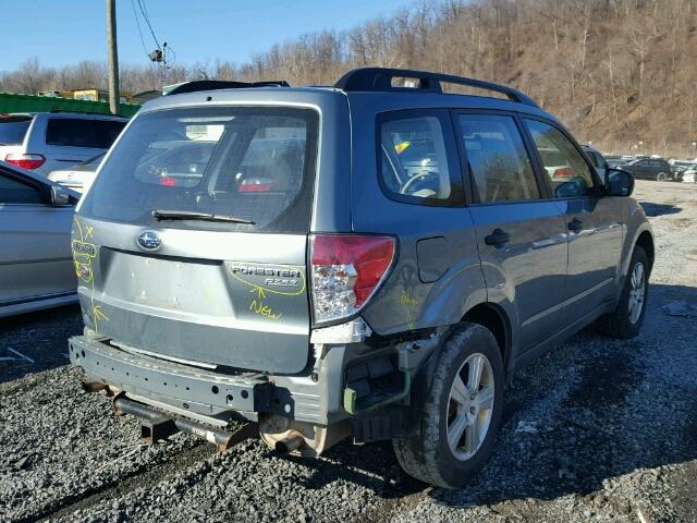 JF2SHABC5CH422268 - 2012 SUBARU FORESTER 2 GREEN photo 4