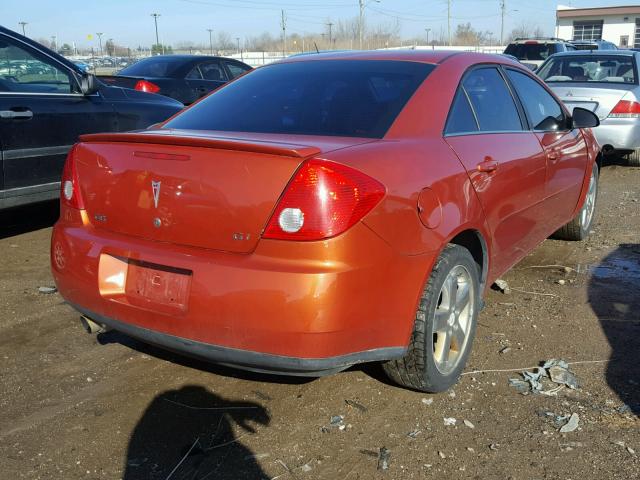 1G2ZH528254144816 - 2005 PONTIAC G6 GT ORANGE photo 4