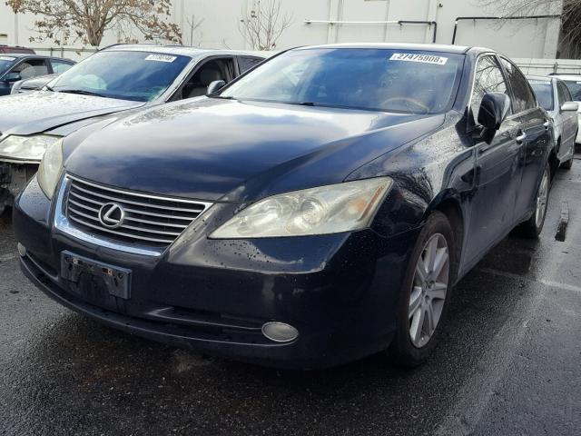 JTHBJ46G772004531 - 2007 LEXUS ES 350 BLACK photo 2