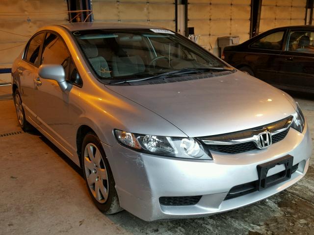 19XFA1F5XAE073546 - 2010 HONDA CIVIC LX SILVER photo 1