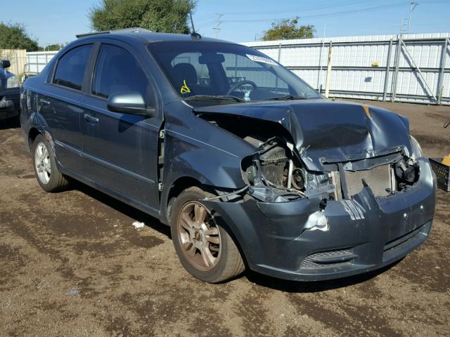 KL1TD5DEXAB116548 - 2010 CHEVROLET AVEO LS BLUE photo 1