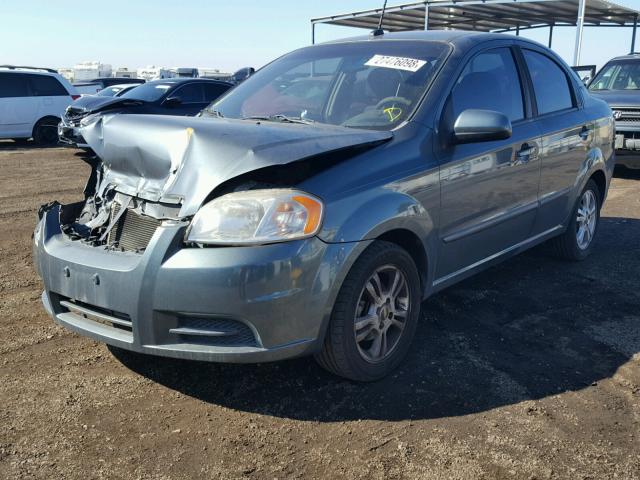KL1TD5DEXAB116548 - 2010 CHEVROLET AVEO LS 蓝色 照片 2