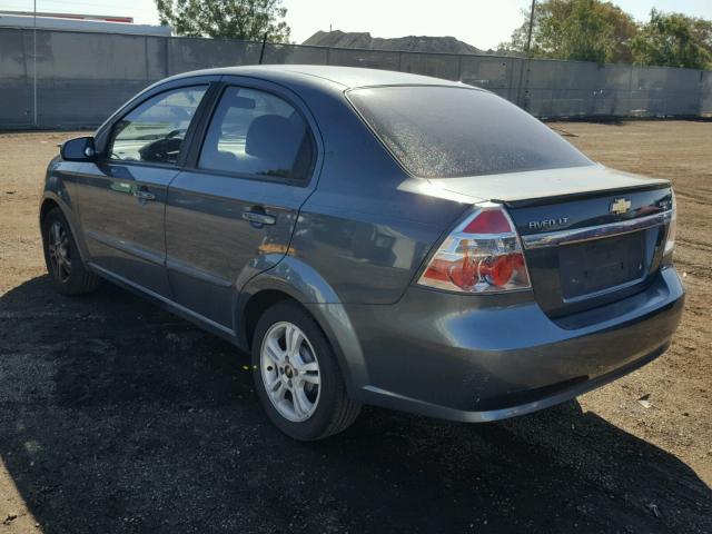 KL1TD5DEXAB116548 - 2010 CHEVROLET AVEO LS 蓝色 照片 3