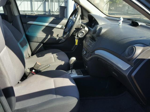 KL1TD5DEXAB116548 - 2010 CHEVROLET AVEO LS 蓝色 照片 5