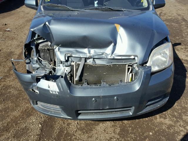 KL1TD5DEXAB116548 - 2010 CHEVROLET AVEO LS 蓝色 照片 7