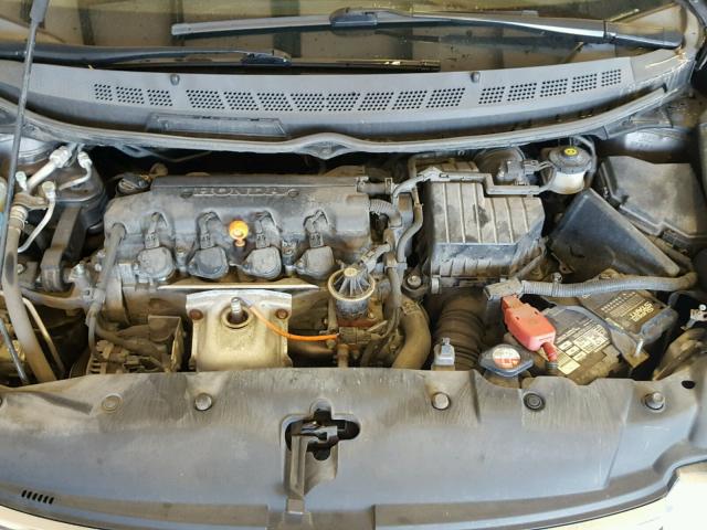 19XFA16809E021056 - 2009 HONDA CIVIC EX ნაცრისფერი ფოტო 7