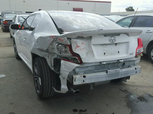 JTKJF5C77B3012584 - 2011 TOYOTA SCION TC WHITE photo 3