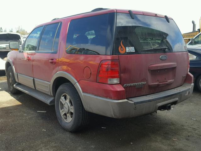 1FMFU18L63LA94063 - 2003 FORD EXPEDITION RED photo 3