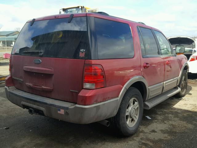 1FMFU18L63LA94063 - 2003 FORD EXPEDITION RED photo 4