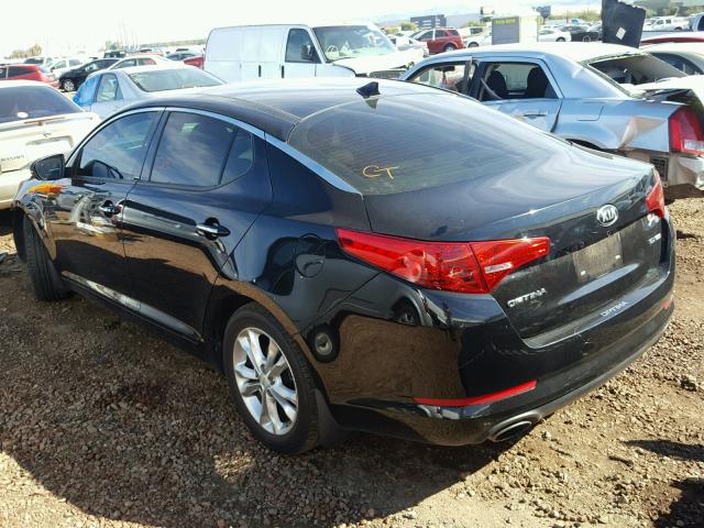 5XXGN4A75DG164173 - 2013 KIA OPTIMA EX BLACK photo 3