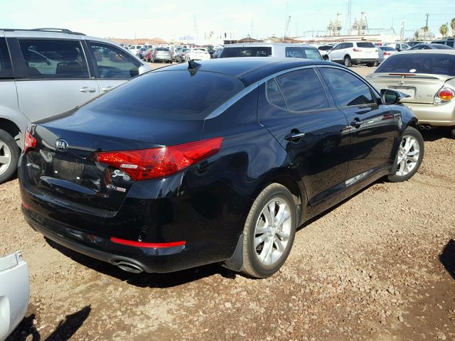 5XXGN4A75DG164173 - 2013 KIA OPTIMA EX BLACK photo 4