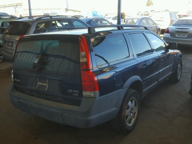 YV1SZ59H731104319 - 2003 VOLVO XC70 BLUE photo 4