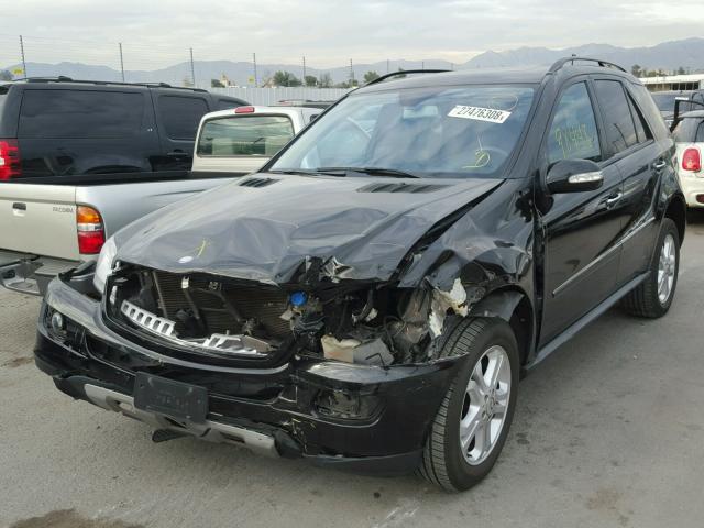 4JGBB86E58A412789 - 2008 MERCEDES-BENZ ML 350 BLACK photo 2