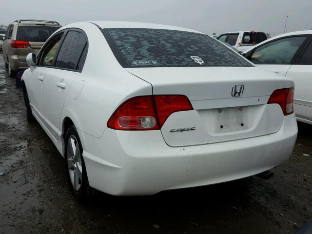 1HGFA16887L140656 - 2007 HONDA CIVIC EX WHITE photo 3