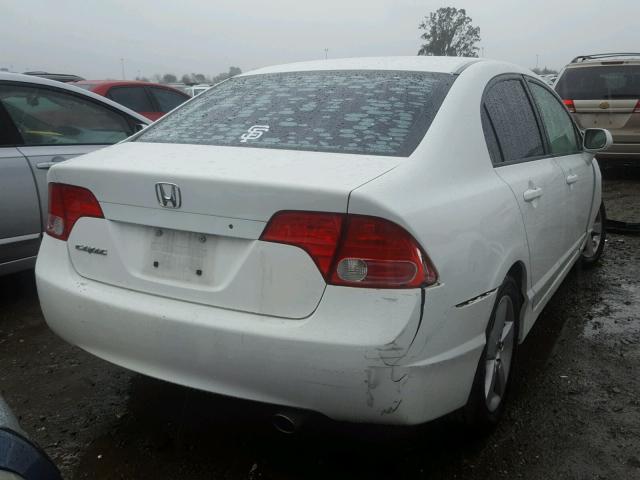 1HGFA16887L140656 - 2007 HONDA CIVIC EX WHITE photo 4