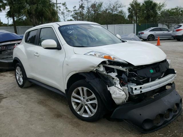 JN8AF5MR7DT216865 - 2013 NISSAN JUKE S WHITE photo 1