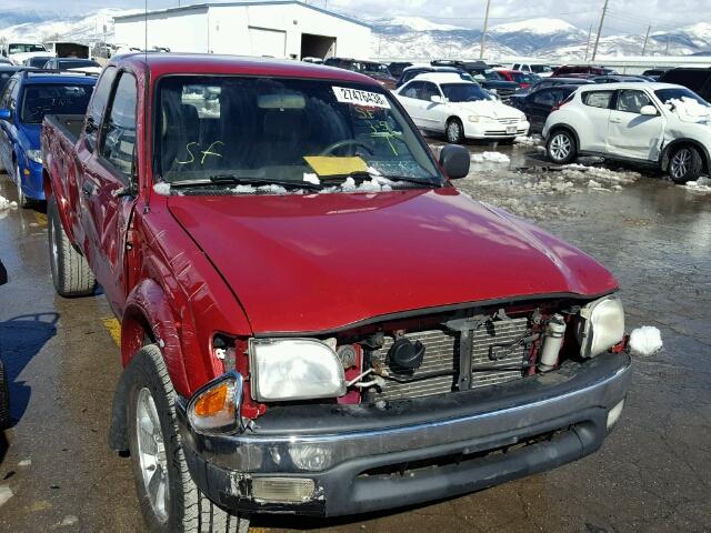 5TEWN72NX3Z181917 - 2003 TOYOTA TACOMA XTR RED photo 1