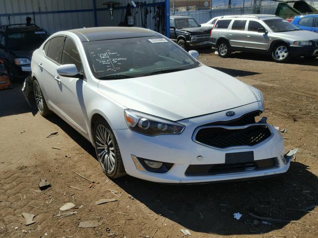 KNALN4D71E5134021 - 2014 KIA CADENZA PR WHITE photo 1