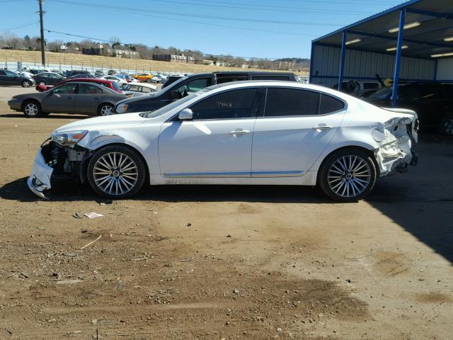 KNALN4D71E5134021 - 2014 KIA CADENZA PR WHITE photo 9