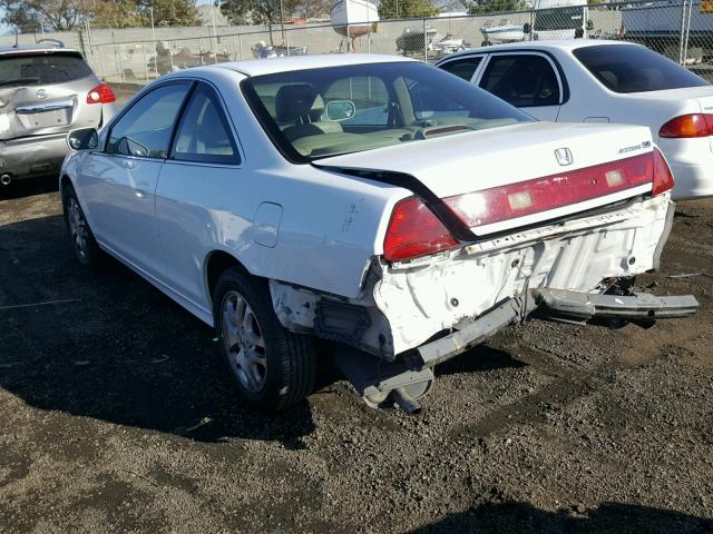 1HGCG22561A015063 - 2001 HONDA ACCORD EX WHITE photo 3