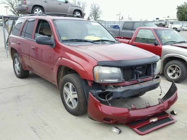 1GNDS13S262178026 - 2006 CHEVROLET TRAILBLAZE RED photo 1