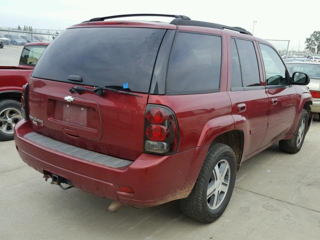 1GNDS13S262178026 - 2006 CHEVROLET TRAILBLAZE RED photo 4