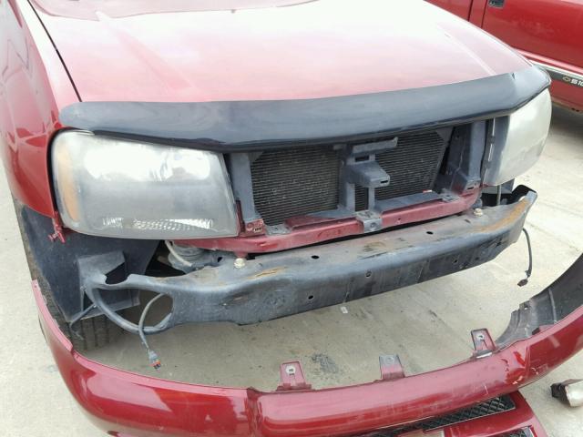 1GNDS13S262178026 - 2006 CHEVROLET TRAILBLAZE RED photo 9