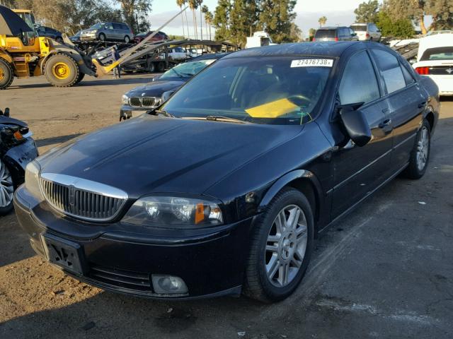 1LNHM87A35Y665385 - 2005 LINCOLN LS BLACK photo 2