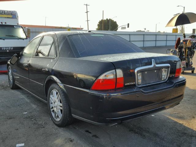 1LNHM87A35Y665385 - 2005 LINCOLN LS BLACK photo 3