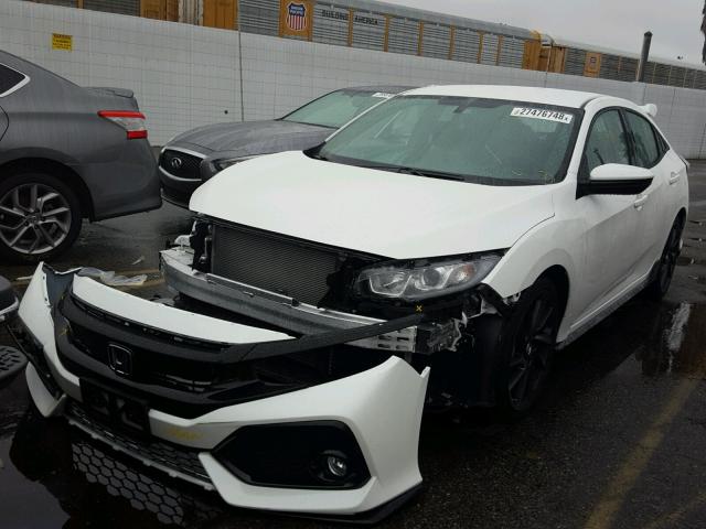 SHHFK7H42JU404892 - 2018 HONDA CIVIC SPOR WHITE photo 2